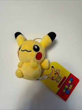 Pikachu Plush Keychain – Yellow Doll